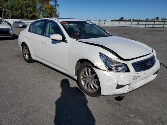 JNKCV61E89M307478 - 2009 INFINITI G37 BASE WHITE photo 1