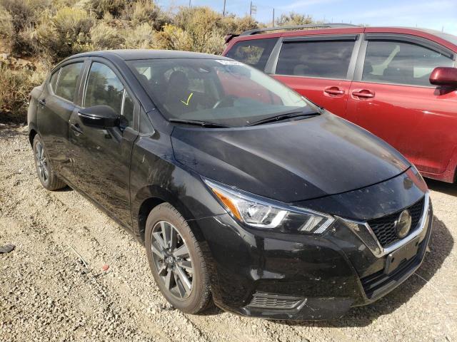 3N1CN8EV3ML866837 - 2021 NISSAN VERSA SV BLACK photo 1