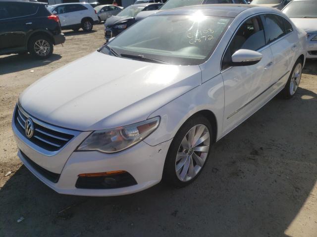 WVWHN7ANXCE513965 - 2012 VOLKSWAGEN CC LUXURY WHITE photo 2