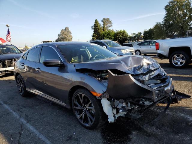 2HGFC2F82LH599107 - 2020 HONDA CIVIC SPOR CHARCOAL photo 1