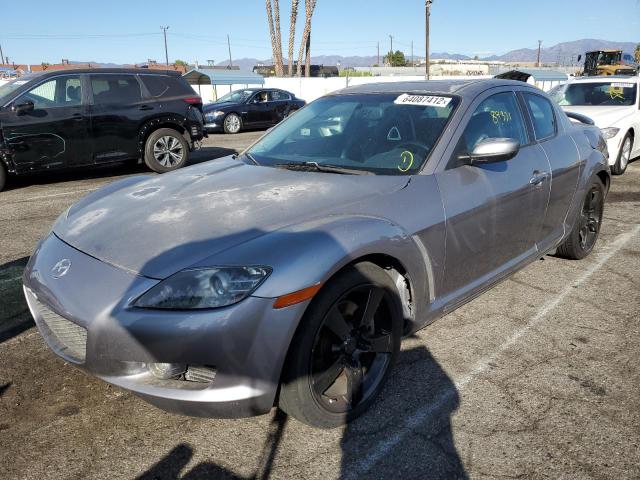 JM1FE173440102909 - 2004 MAZDA RX8 GRAY photo 2