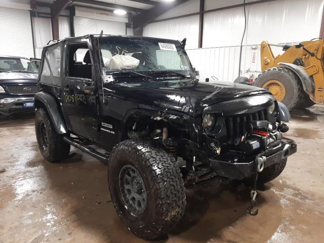 1C4AJWAGXCL241521 - 2012 JEEP WRANGLER S BLACK photo 1