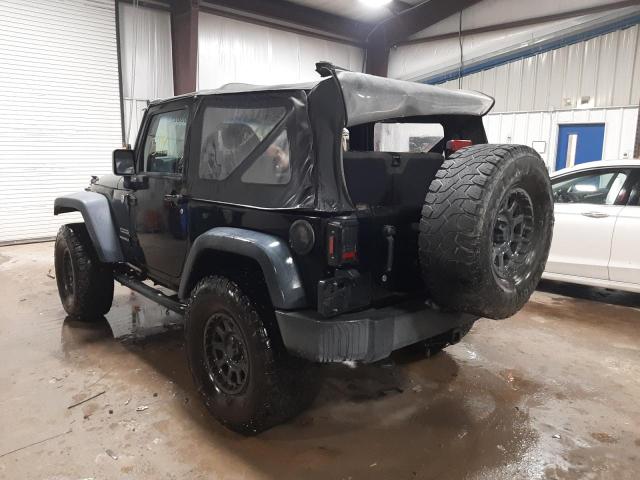 1C4AJWAGXCL241521 - 2012 JEEP WRANGLER S BLACK photo 3