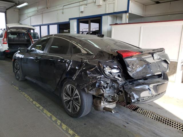 JHMFC1F79JX029029 - 2018 HONDA CIVIC EXL أسود صورة 3