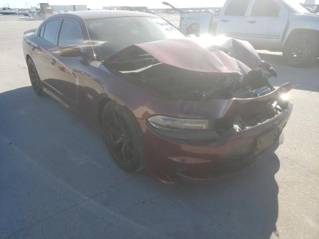 2C3CDXGJ9JH237323 - 2018 DODGE CHARGER R/ BURGUNDY photo 1