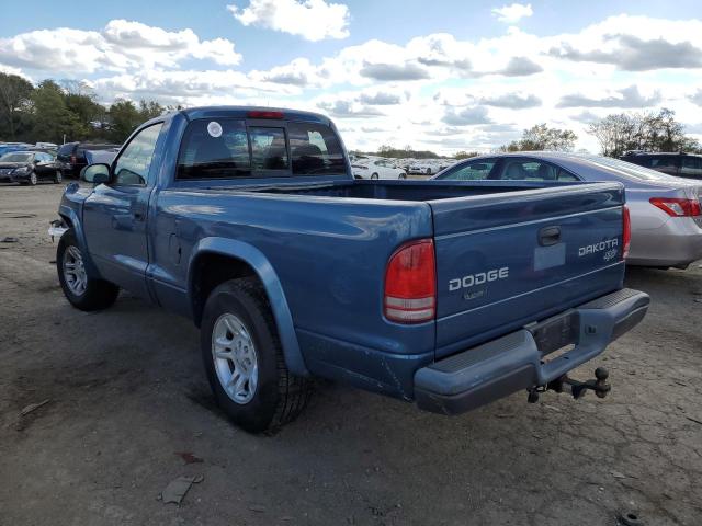 1D7FL16X23S118898 - 2003 DODGE DAKOTA SXT BLUE photo 3