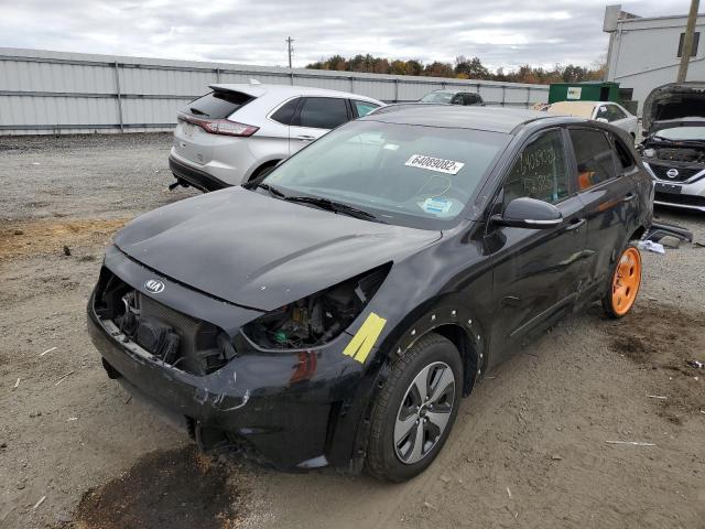 KNDCC3LC0H5047801 - 2017 KIA NIRO EX BLACK photo 2