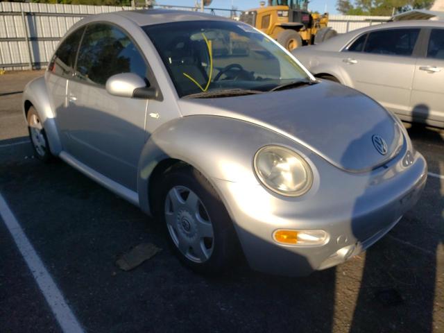 3VWCK21C21M450899 - 2001 VOLKSWAGEN NEW BEETLE SILVER photo 1