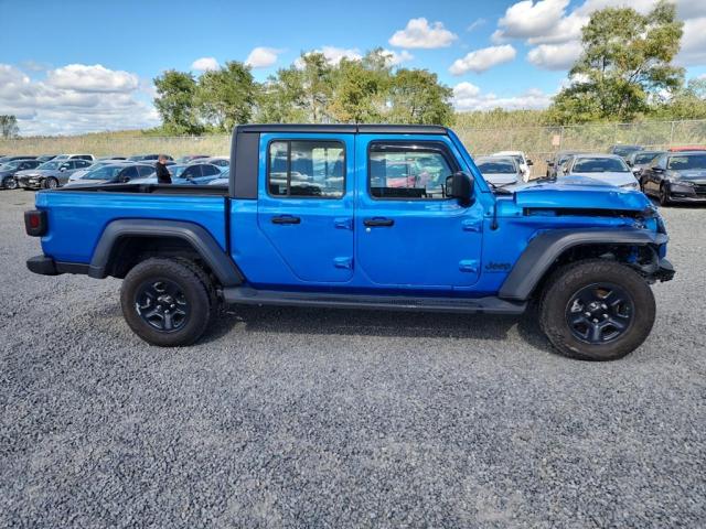 1C6HJTAGXML525415 - 2021 JEEP GLADIATOR BLUE photo 10