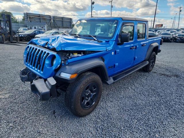 1C6HJTAGXML525415 - 2021 JEEP GLADIATOR BLUE photo 2