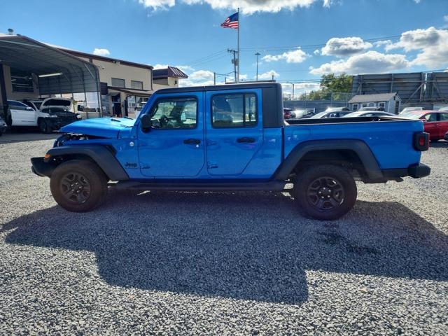 1C6HJTAGXML525415 - 2021 JEEP GLADIATOR BLUE photo 9