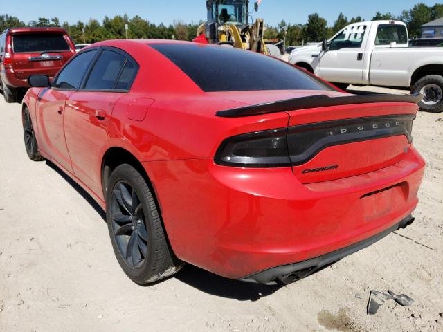 2C3CDXCT6GH****** - 2016 DODGE CHARGER R/ RED photo 3