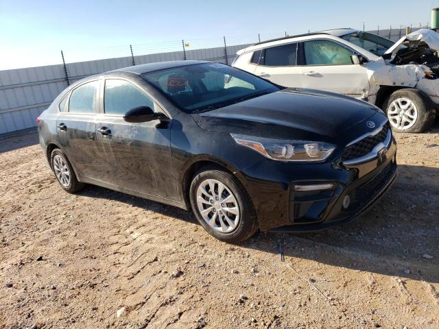 3KPF24AD2LE235668 - 2020 KIA FORTE FE BLACK photo 1