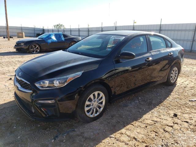 3KPF24AD2LE235668 - 2020 KIA FORTE FE BLACK photo 2