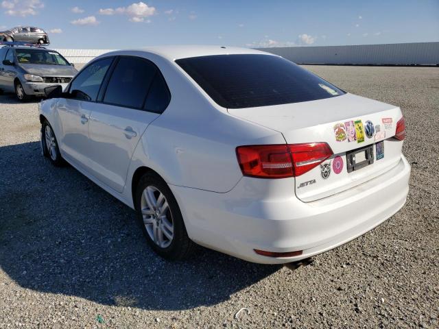 3VW2K7AJ5FM247407 - 2015 VOLKSWAGEN JETTA BASE WHITE photo 3