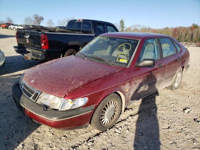 YS3DM58B9R2009623 - 1994 SAAB 900 S RED photo 2