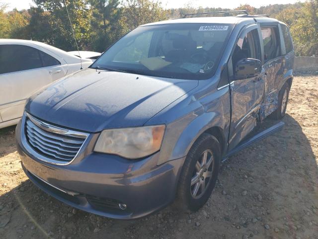 2C4RC1BG4CR135796 - 2012 CHRYSLER TOWN & COU BLUE photo 2