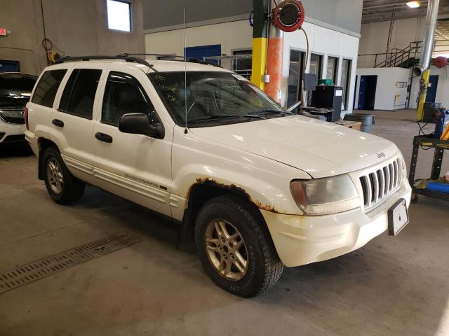 1J4GW48NX4C131875 - 2004 JEEP GRAND CHER WHITE photo 1