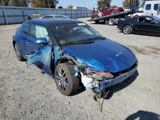 JTKJF5C78FJ011932 - 2015 TOYOTA SCION TC BLUE photo 1