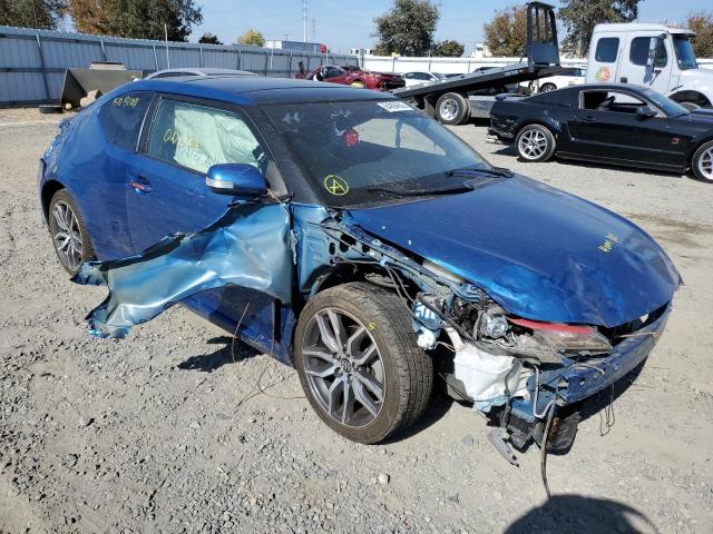 JTKJF5C78FJ011932 - 2015 TOYOTA SCION TC BLUE photo 9