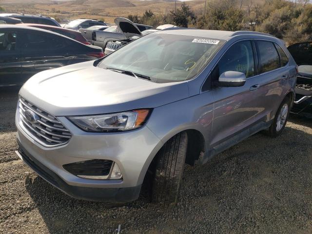 2FMPK4J93LBA58096 - 2020 FORD EDGE SEL SILVER photo 2