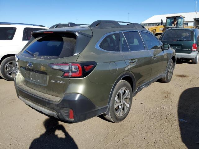 4S4BTANC7M3161468 - 2021 SUBARU OUTBACK LI GREEN photo 4