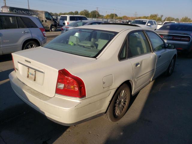 YV1TS92D541353145 - 2004 VOLVO S80 WHITE photo 4