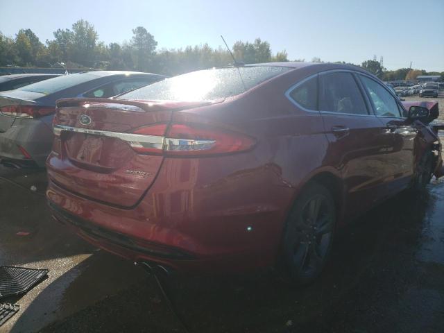 3FA6P0VP5JR223749 - 2018 FORD FUSION SPO RED photo 4