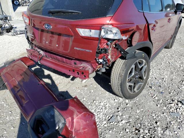 JF2GTAMC7K8341319 - 2019 SUBARU CROSSTREK RED photo 9