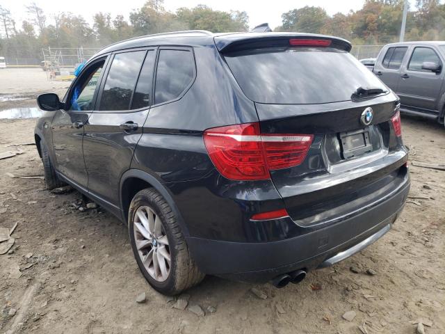 5UXWX9C53D0A21952 - 2013 BMW X3 XDRIVE2 BLACK photo 3