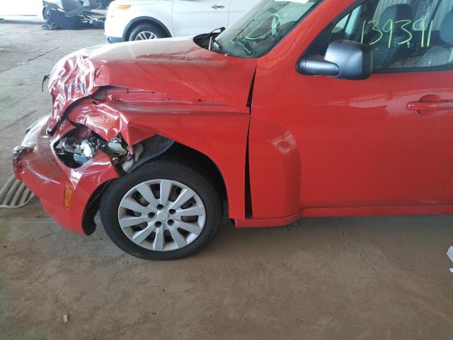 3GNBAADB9AS590532 - 2010 CHEVROLET HHR LS RED photo 10