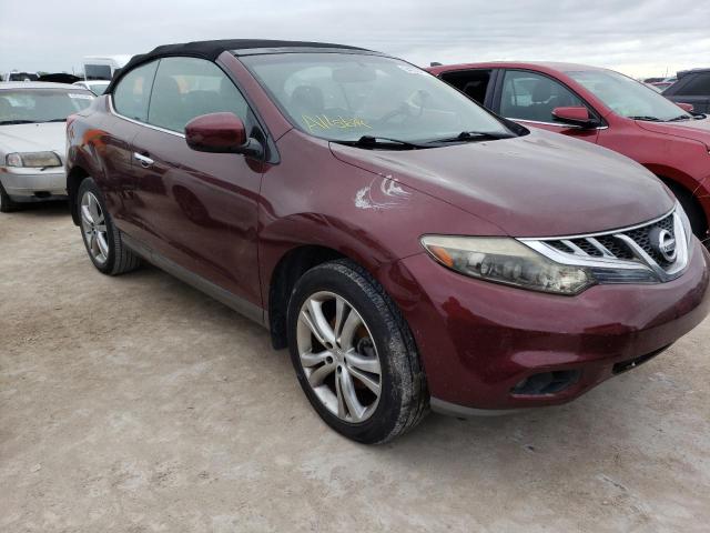 JN8AZ1FY5CW100422 - 2012 NISSAN MURANO CRO BURGUNDY photo 1