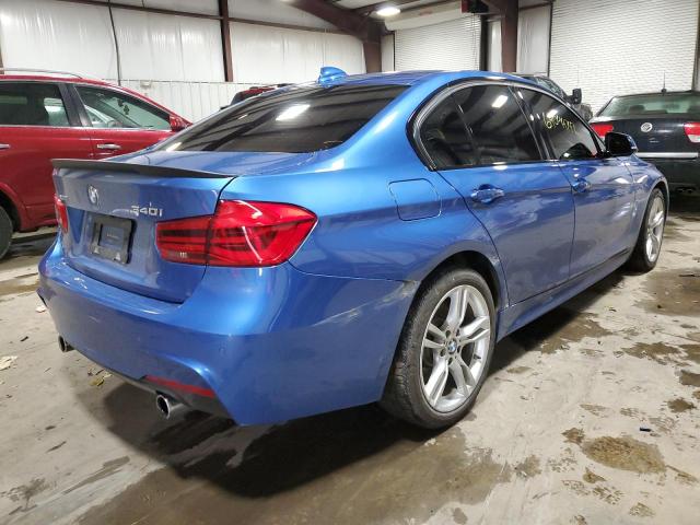 WBA8B7G5XJNU95400 - 2018 BMW 340 XI BLUE photo 4