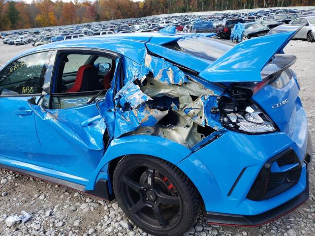 SHHFK8G75MU203140 - 2021 HONDA CIVIC TYPE BLUE photo 9