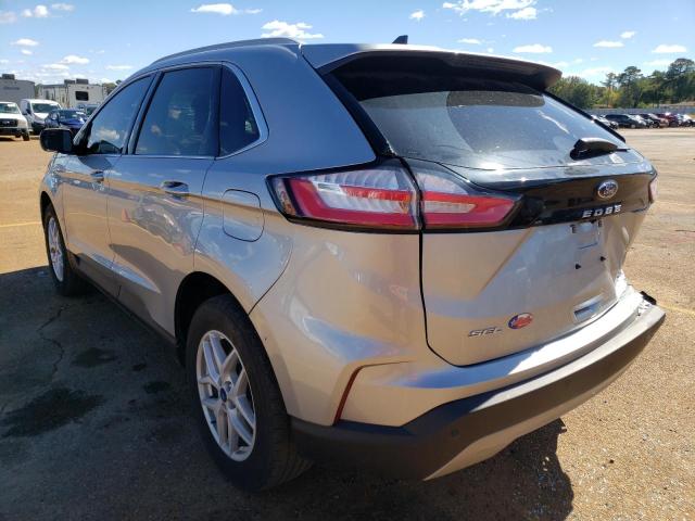 2FMPK4J9XNBA13014 - 2022 FORD EDGE SEL SILVER photo 3