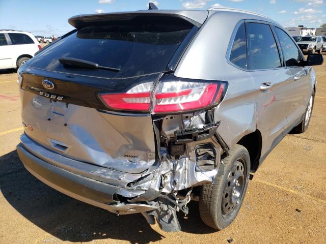 2FMPK4J9XNBA13014 - 2022 FORD EDGE SEL SILVER photo 4