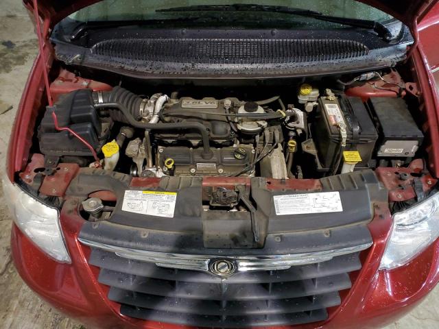 2A8GP54L76R746027 - 2006 CHRYSLER TOWN & COU RED photo 7