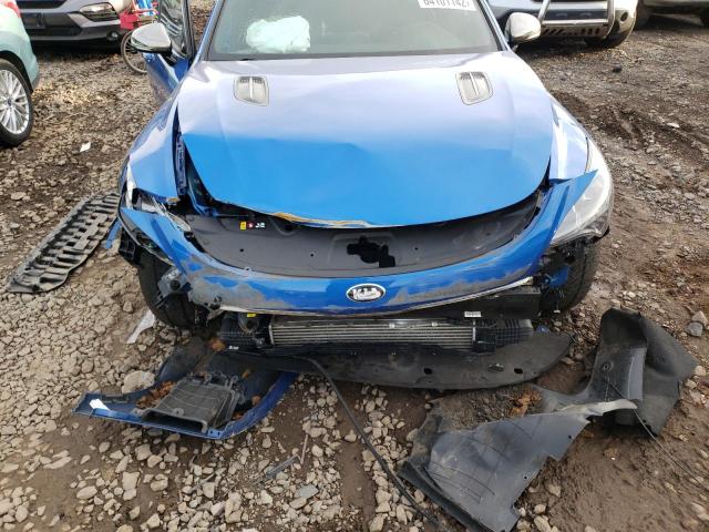 KNAE35LC0K6056727 - 2019 KIA STINGER GT BLUE photo 9