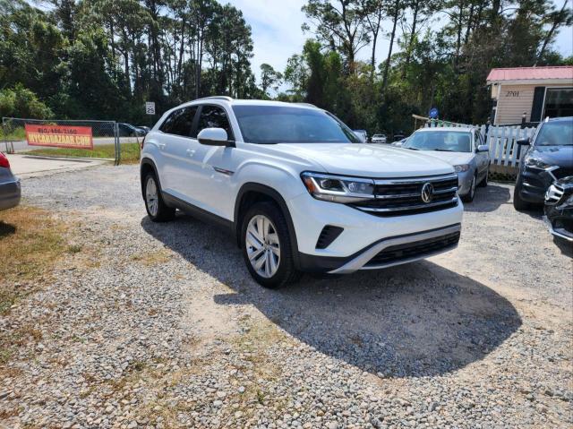 1V2JC2CA6MC213484 - 2021 VOLKSWAGEN ATLAS CROS WHITE photo 1