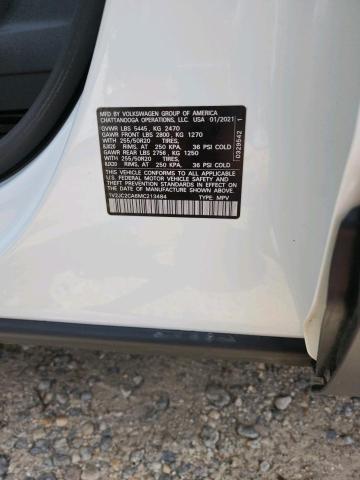 1V2JC2CA6MC213484 - 2021 VOLKSWAGEN ATLAS CROS Белый фото 10