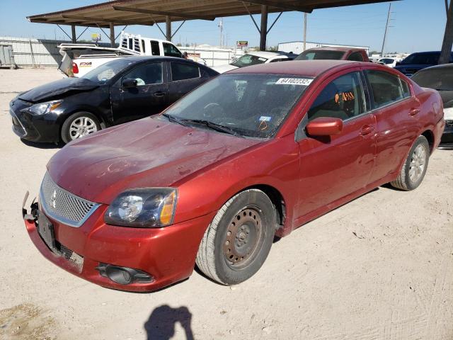 4A32B3FF3CE010025 - 2012 MITSUBISHI GALANT ES RED photo 2