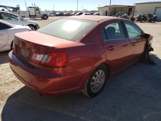 4A32B3FF3CE010025 - 2012 MITSUBISHI GALANT ES RED photo 4