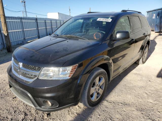 3D4PG1FG4BT543381 - 2011 DODGE JOURNEY MA BLACK photo 2