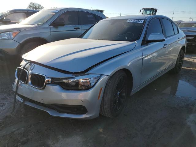 WBA8E5G39HNU44670 - 2017 BMW 320 XI SILVER photo 2