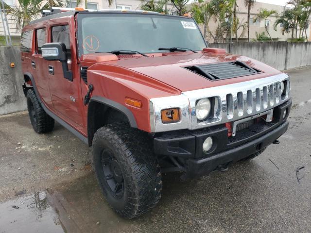 5GRGN23U24H108720 - 2004 HUMMER H2 ORANGE photo 1