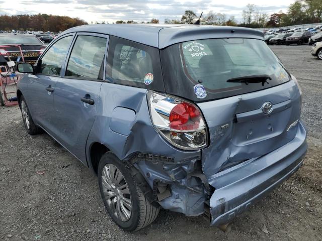 2T1KR32EX8C693945 - 2008 TOYOTA MATRIX BLUE photo 3