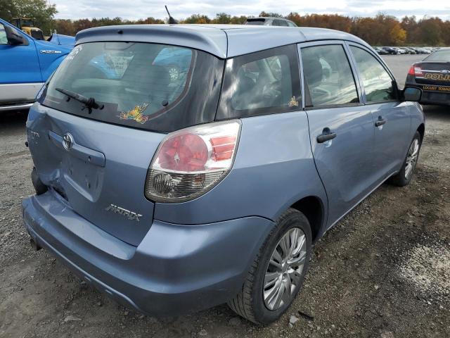 2T1KR32EX8C693945 - 2008 TOYOTA MATRIX BLUE photo 4