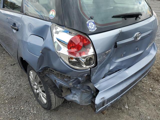 2T1KR32EX8C693945 - 2008 TOYOTA MATRIX BLUE photo 9