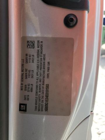 1G6DG1E34E0191583 - 2014 CADILLAC CTS PERFOR فضي صورة 12