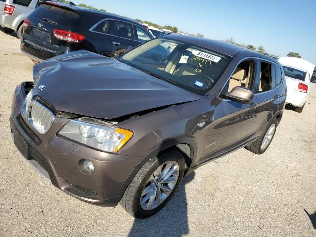 5UXWX9C56E0D33362 - 2014 BMW X3 XDRIVE2 GRAY photo 2